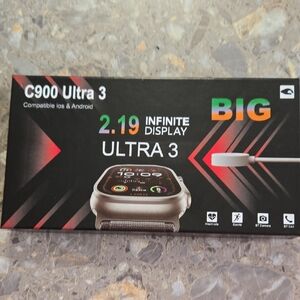 C900 Ultra 3 Smartwatch - Black